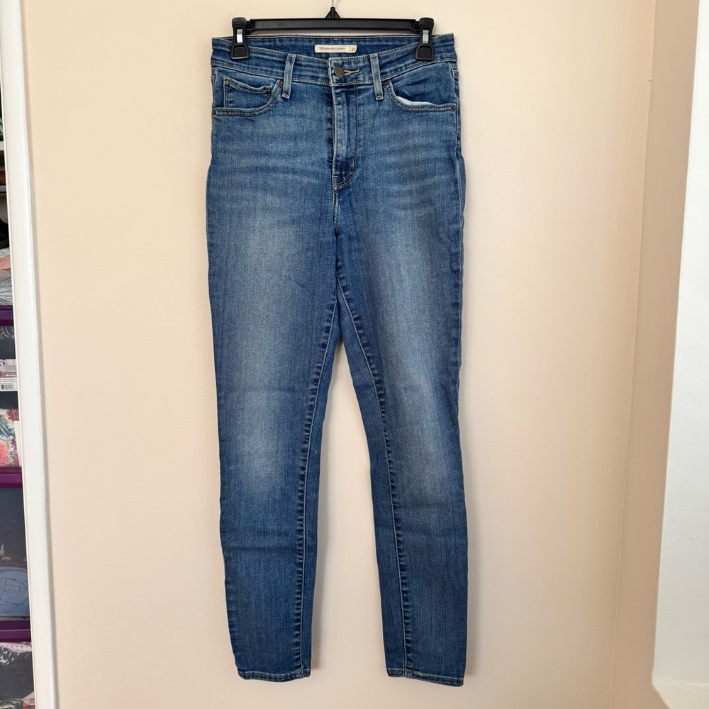 Levi's Women's Blue High Rise Skinny Jeans Sz 29